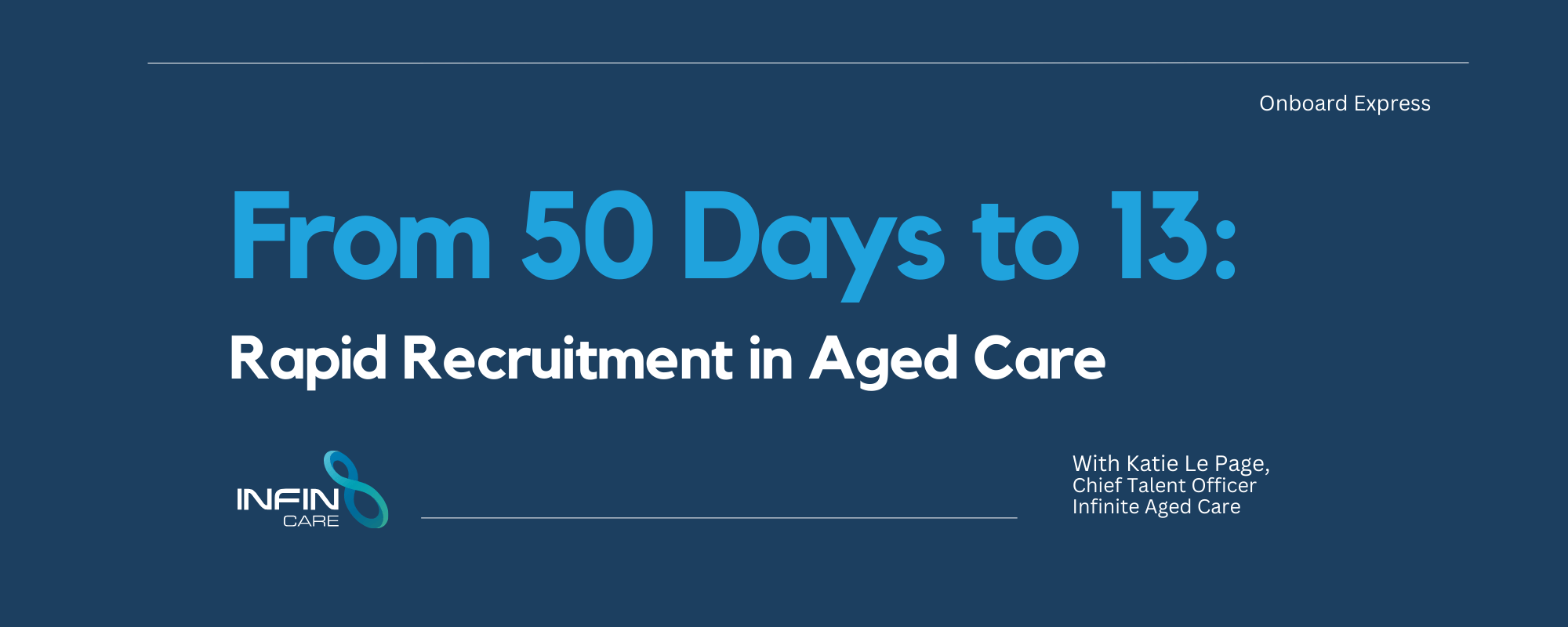 aged care onboarding reduction 50 to 13 days